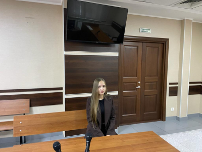 5 декабря студентка 2 курса Юридического института Кристина Плетнева посетила заседание судебной коллегии по гражданским делам Верховного Суда Российской Федерации